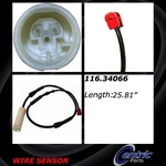 Order Front Disc Pad Sensor Wire by CENTRIC PARTS - 116.34066 For Your Vehicle