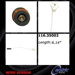 Order Front Disc Pad Sensor Wire by CENTRIC PARTS - 116.35002 For Your Vehicle