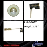 Order Front Disc Pad Sensor Wire by CENTRIC PARTS - 116.35007 For Your Vehicle