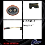Order Front Disc Pad Sensor Wire by CENTRIC PARTS - 116.35010 For Your Vehicle