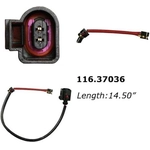 Order Front Disc Pad Sensor Wire by CENTRIC PARTS - 116.37036 For Your Vehicle