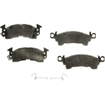 Order Front Disc Pads by AGNA BRAKES - PLD52CM For Your Vehicle
