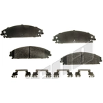Order Front Disc Pads by AGNA BRAKES - PXD1058 For Your Vehicle