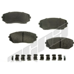 Order Front Disc Pads by AGNA BRAKES - PXD1258 For Your Vehicle