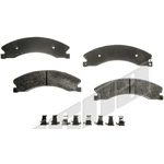 Order Front Disc Pads by AGNA BRAKES - PXD1565 For Your Vehicle