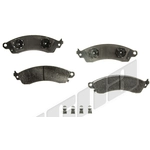Order Front Disc Pads by AGNA BRAKES - PXD412 For Your Vehicle