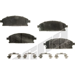 Order Front Disc Pads by AGNA BRAKES - PXD855 For Your Vehicle