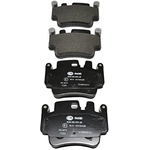 Order HELLA PAGID - 355009281 - Front Disc Pads For Your Vehicle