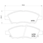 Order Front Disc Pads by HELLA PAGID - 355014071 For Your Vehicle