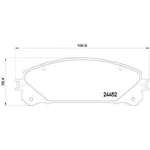 Order Front Disc Pads by HELLA PAGID - 355015461 For Your Vehicle