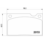 Order HELLA PAGID - 355018391 - Front Disc Pads For Your Vehicle