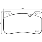 Order HELLA PAGID - 355025991 - Disc Brake Pads For Your Vehicle