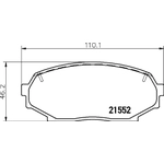 Order HELLA PAGID - 355034551 - Disc Brake Pad Set For Your Vehicle