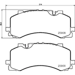 Order HELLA PAGID - 355036471 - Disc Brake Pad Set For Your Vehicle