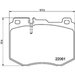 Order HELLA PAGID - 355037971 - Disc Brake Pad Set For Your Vehicle