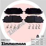 Order ZIMMERMANN - 25861.170.2 - Disc Brake Pad Set For Your Vehicle