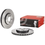 Order Front Drilled Rotor by BREMBO - 09.8304.1X For Your Vehicle