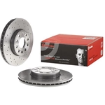 Order Front Drilled Rotor by BREMBO - 09.9145.1X For Your Vehicle