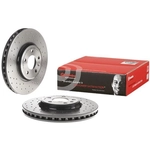Order Front Drilled Rotor by BREMBO - 09.A758.1X For Your Vehicle