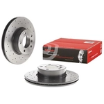 Order Front Drilled Rotor by BREMBO - 09.B337.2X For Your Vehicle