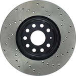 Order Front Drilled Rotor by CENTRIC PARTS - 128.33098R For Your Vehicle