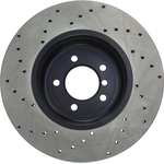 Order Front Drilled Rotor by CENTRIC PARTS - 128.34071L For Your Vehicle
