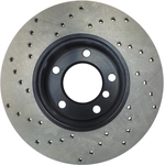 Order Front Drilled Rotor by CENTRIC PARTS - 128.34077L For Your Vehicle