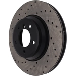 Order Front Drilled Rotor by CENTRIC PARTS - 128.34093R For Your Vehicle