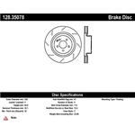 Order Front Drilled Rotor by CENTRIC PARTS - 128.35078 For Your Vehicle