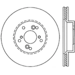 Order Front Drilled Rotor by CENTRIC PARTS - 128.40046R For Your Vehicle