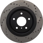 Front Drilled Rotor by CENTRIC PARTS - 128.42080L