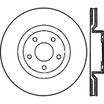 Order Front Drilled Rotor by CENTRIC PARTS - 128.62086 For Your Vehicle