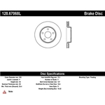 Order Front Drilled Rotor by CENTRIC PARTS - 128.67068L For Your Vehicle