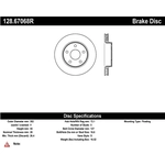 Order Front Drilled Rotor by CENTRIC PARTS - 128.67068R For Your Vehicle