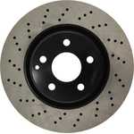 Order Front Drilled Rotor by CENTRIC PARTS - 228.35038 For Your Vehicle