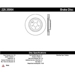 Order Front Drilled Rotor by CENTRIC PARTS - 228.35064 For Your Vehicle
