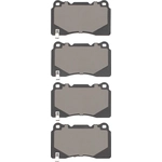Order Front High Performance Pads by DYNAMIC FRICTION COMPANY - 1115-1001-00 For Your Vehicle