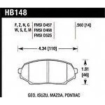 Order Front High Performance Pads by HAWK PERFORMANCE - HB148R.560 For Your Vehicle