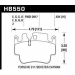 Order Front High Performance Pads by HAWK PERFORMANCE - HB550B.634 For Your Vehicle