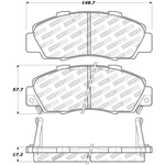 Order Front High Performance Pads by STOPTECH - 308.05030 For Your Vehicle