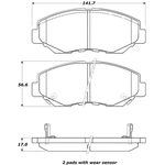 Order Front High Performance Pads by STOPTECH - 308.09140 For Your Vehicle