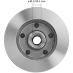 Order BENDIX GLOBAL - PRT1907 - Disc Brake Rotor and Hub Assembly For Your Vehicle
