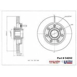 Order Front Hub And Rotor Assembly by EUROROTOR - 54292 For Your Vehicle