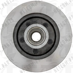Order Front Hub And Rotor Assembly by TOP QUALITY - 8-56258 For Your Vehicle