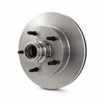 Order Front Hub And Rotor Assembly by TOP QUALITY - 8-66445 For Your Vehicle