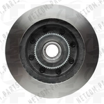 Order Front Hub And Rotor Assembly by TOP QUALITY - 8-66528 For Your Vehicle