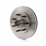 Order Front Hub And Rotor Assembly by TOP QUALITY - 8-66654 For Your Vehicle
