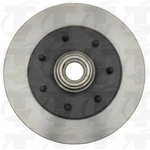 Order Front Hub And Rotor Assembly by TOP QUALITY - 8-66654 For Your Vehicle