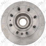 Order Front Hub And Rotor Assembly by TOP QUALITY - 8-680626 For Your Vehicle
