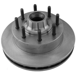 Order UQUALITY - 2054121 - Disque de frein à disque avant and Hub Assembly For Your Vehicle